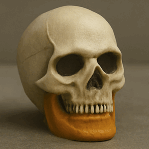 Life Size Skeleton Head